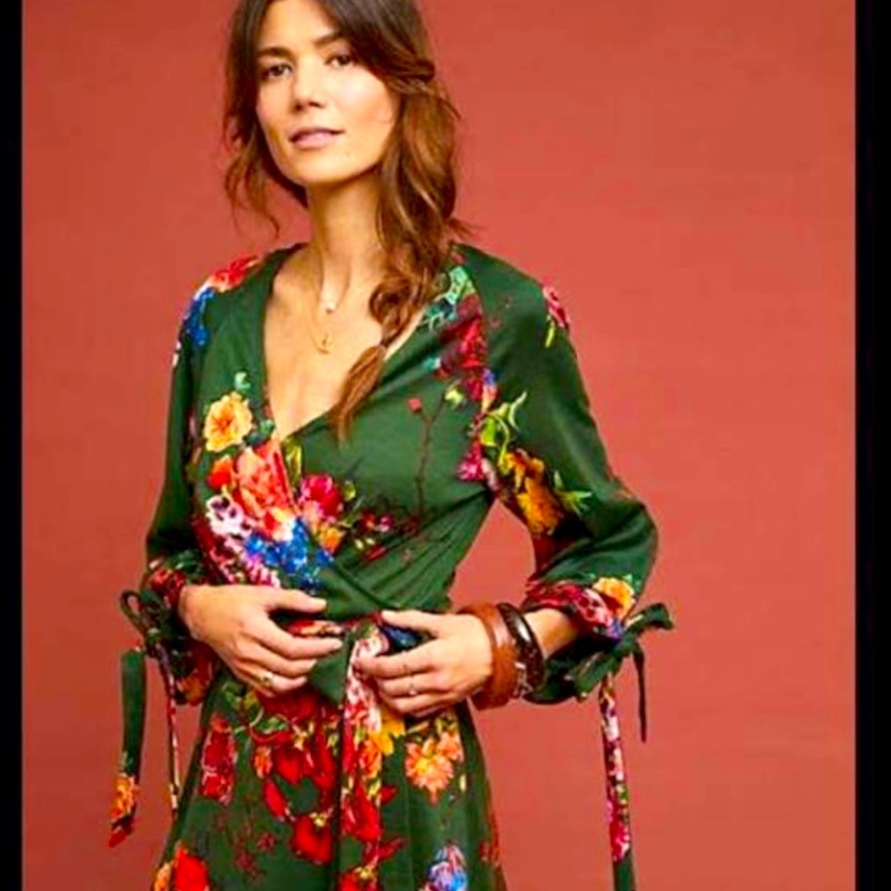 Anthropologie Floral Dress